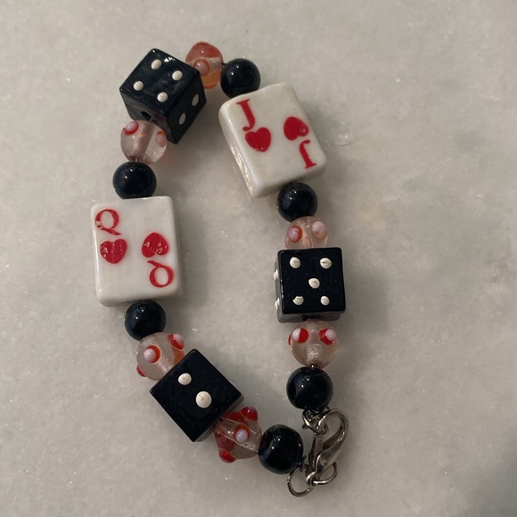 Cards and dice bracelet - Picture 2 of 4
